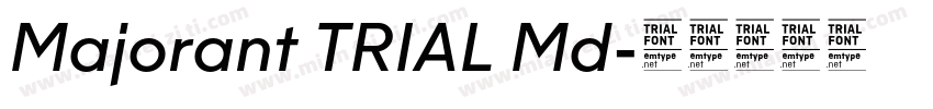 Majorant TRIAL Md字体转换